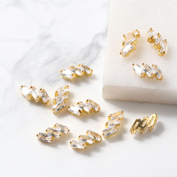 Make.N Crystal Charm32 - Diagonal Rectangle