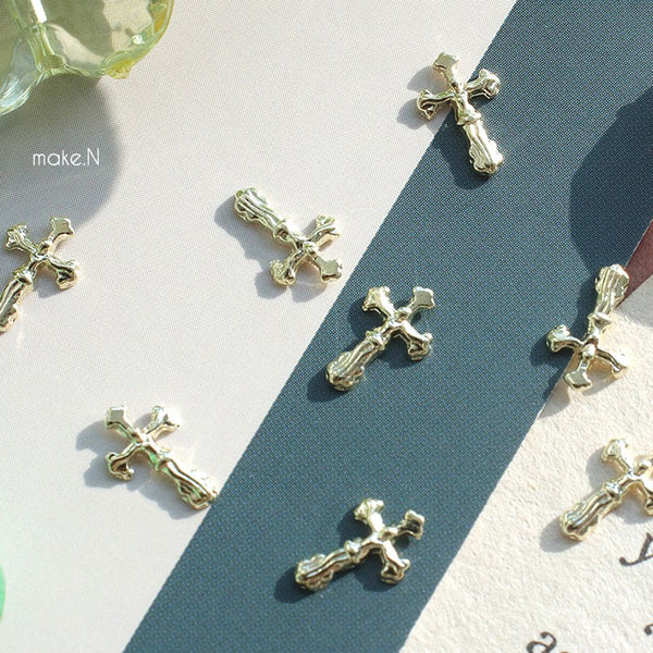 Make.N Crystal Charm36 - Wave Cross