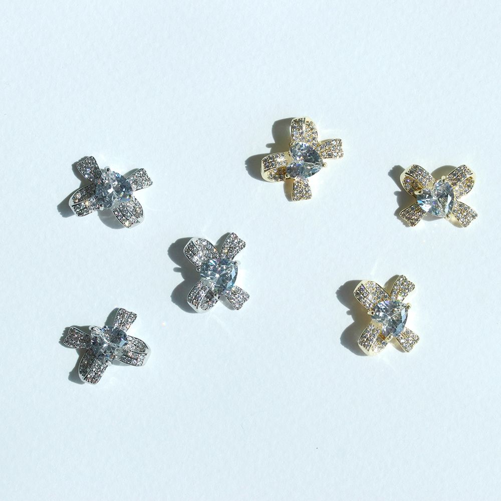 Make.N Ribbon Heart Ctystal___CM.Charm521 - 1