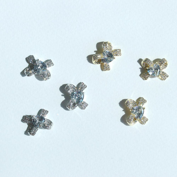 Make.N Crystal Charm46 - Ribbon Heart (2 color)