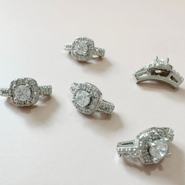 Make.N Crystal Charm44 - Crystal Ring (2 color)