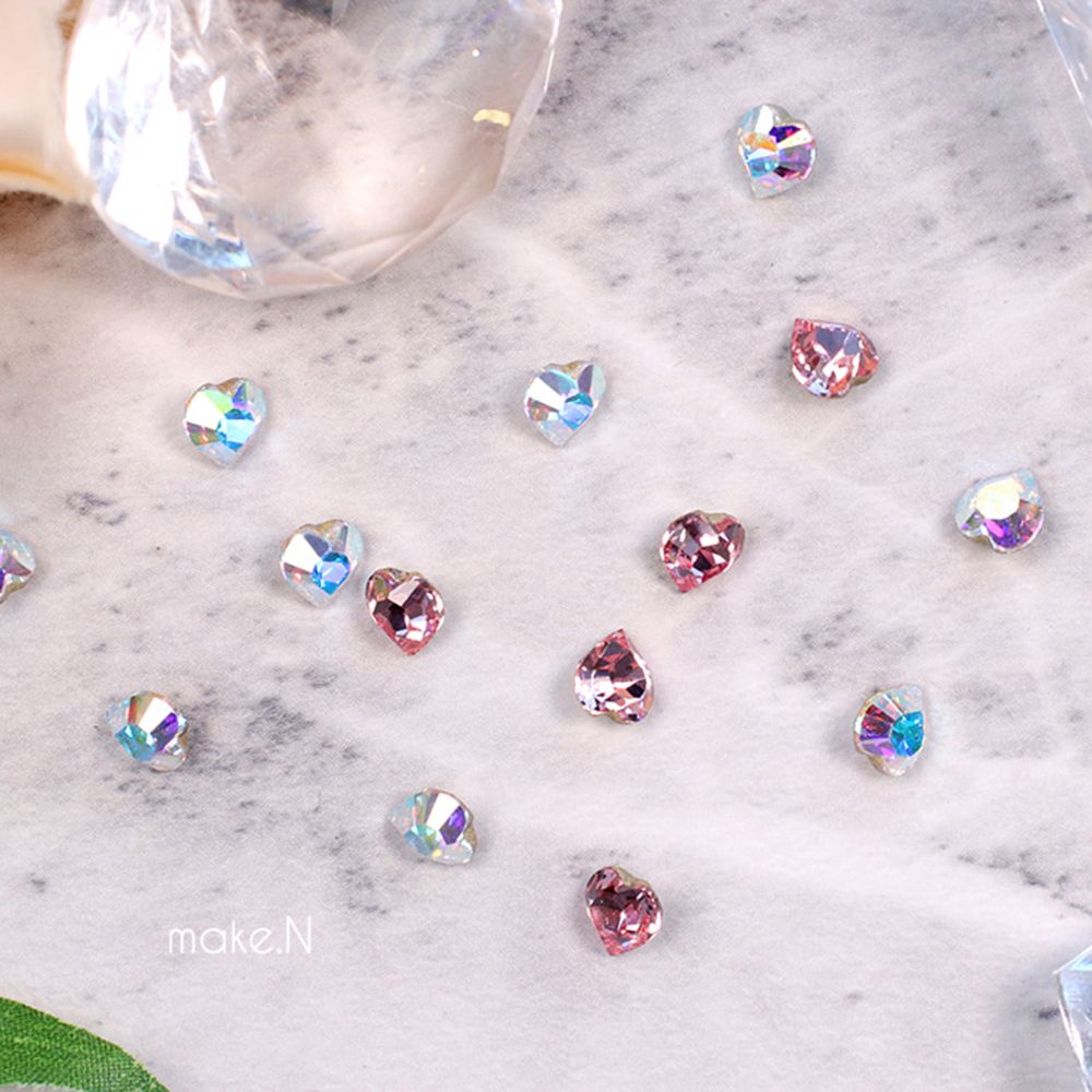 Make.N Swarovski Xilion Heart Stone (4884) - 1