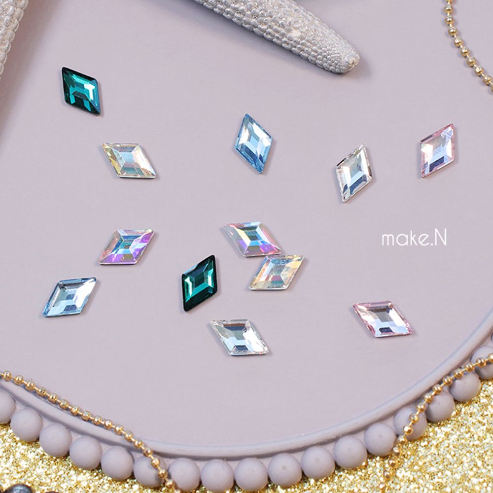 Make.N Swarovski Diamond Shape Flat Back Stone (2773) - 1