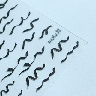 Make.N Kitsch Ribbon Line Nail Stickers - 2