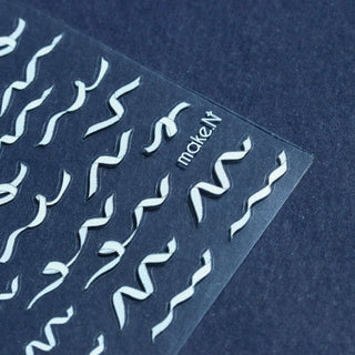 Make.N Kitsch Ribbon Line Nail Stickers - 4