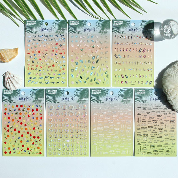 Make.N Summer Holidays Nail Stickers