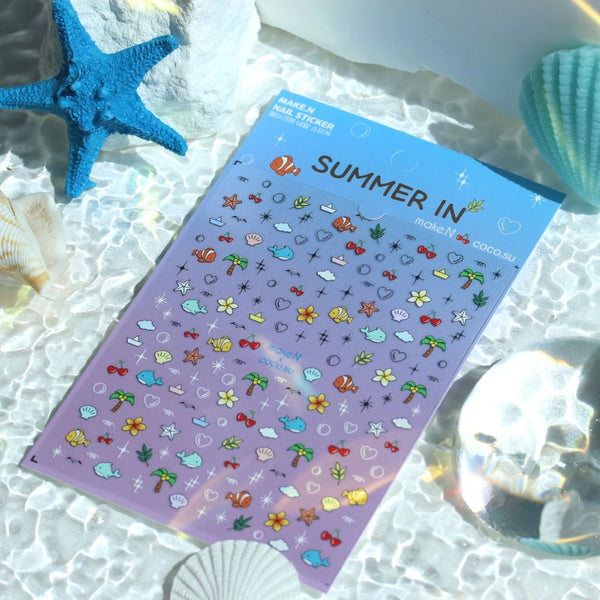 Make.N X Coco.su Summer In & Gomtori Nail Stickers