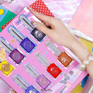 Showme Gel Kitsch's Collection - 8 Reflective Glitter Set - 3