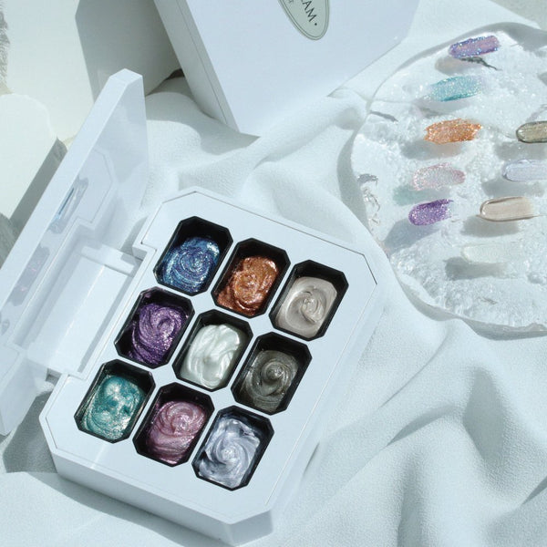 Make.N Shimmer Cream Gel - 9 Color Palette