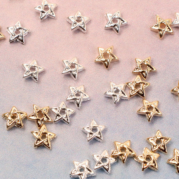 Make.N Nail Charm68 - Shooting Star Metal Parts