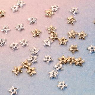 Make.N Nail Charm68 - Shooting Star Metal Parts - 2