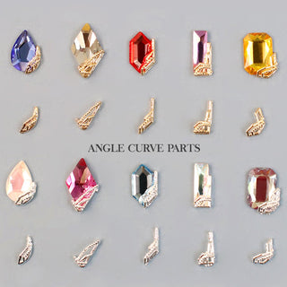 Make.N Nail Charm73 - Make.N X ILY Angle Curve Parts - 1