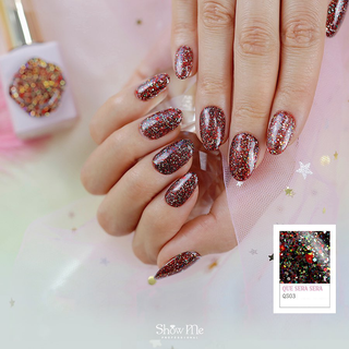 Show me Gel Que Sera Sera Collection - 6 Glitter Set - 5