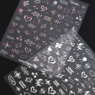 Make.N X ASHOP Planet:A Nail Stickers - 2