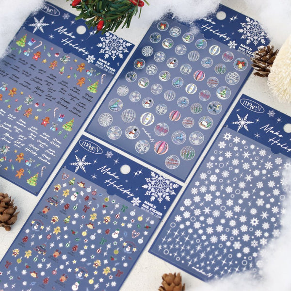 Make.N Make Holiday Ver.2 Nail Stickers (4 Types)