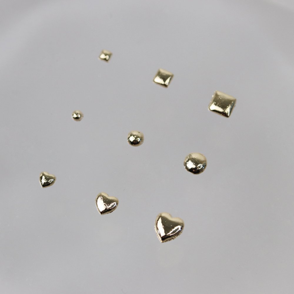 Make.N Nail Charm77 - Gold Collection (9 Types) - 1