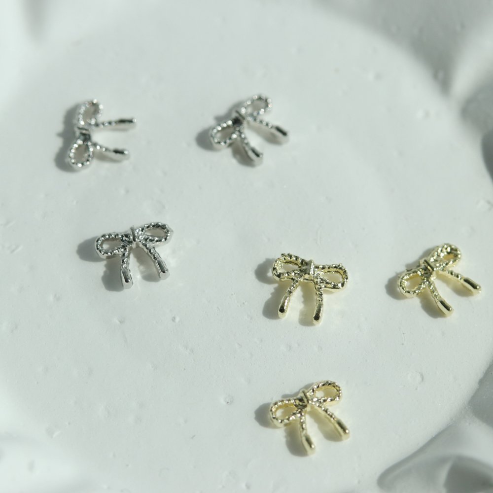 Make.N Nail Charm80 - Embo Mini Ribbon Metal - 1
