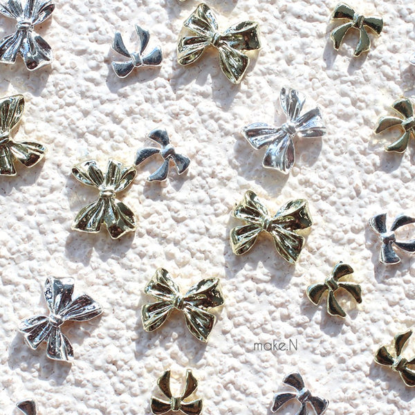 Make.N Nail Charm81 - Metal Ribbon(Big)