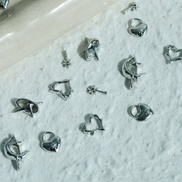 Make.N Nail Charm83 - Silver Collection Ver.2