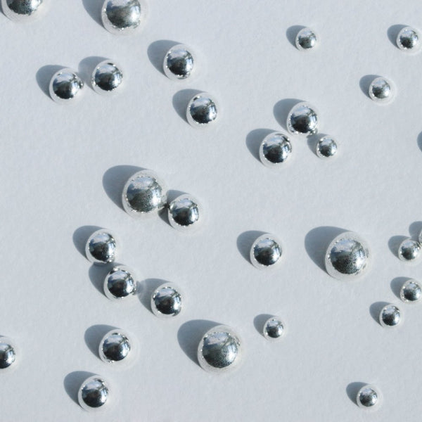 Make.N Nail Charm89 - Point Half Ball Metal Charm