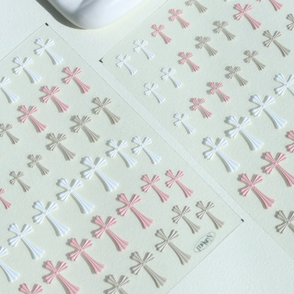 Make.N Pastel Cross Stickers