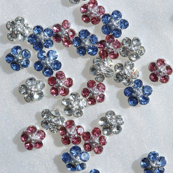 Make.N Nail Charm95 - Crystal Mini Flower Stone