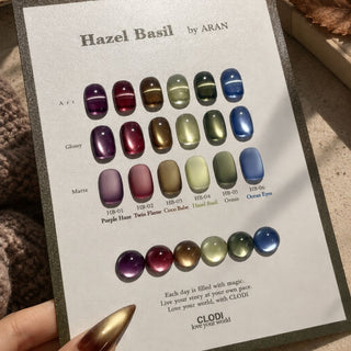 [PRE-ORDER] Clodi Hazel Basil Collection – 6-Color Magnetic Gel Set