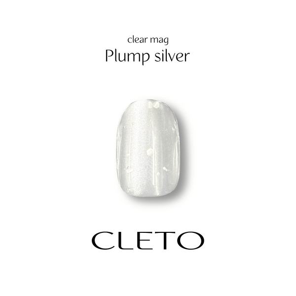 Cleto Clear Mag  - Plump Silver