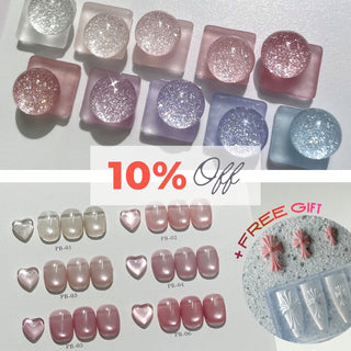 Clodi Pink Blossom + Daily Glitz 10% OFF + FREE Mold Gift