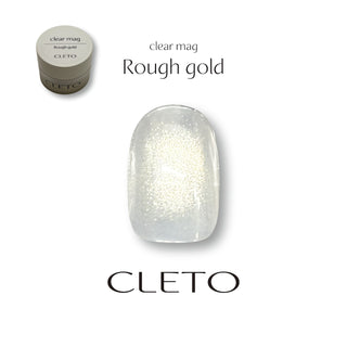 Cleto Clear Magnetic Gel Rough gold (Pot)