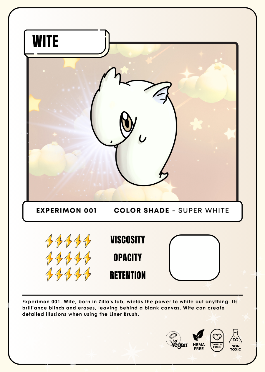 Experimon 001 Wite card