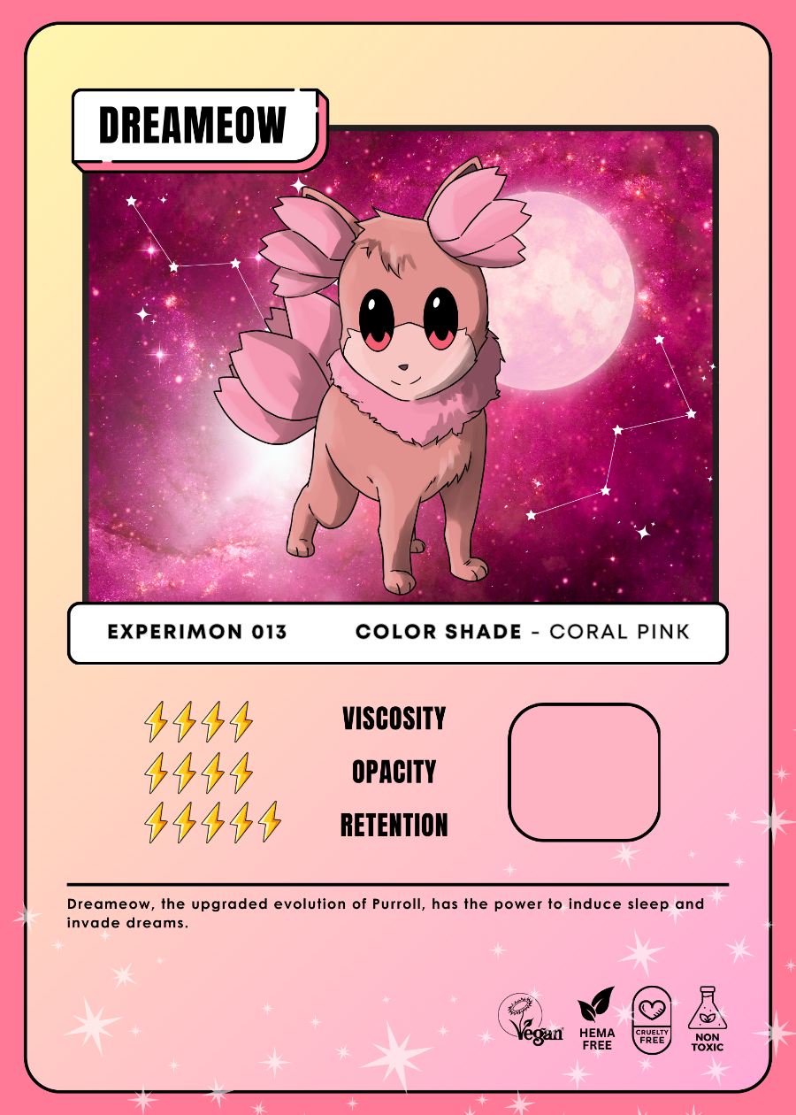 Experimon 013 Dreameow card