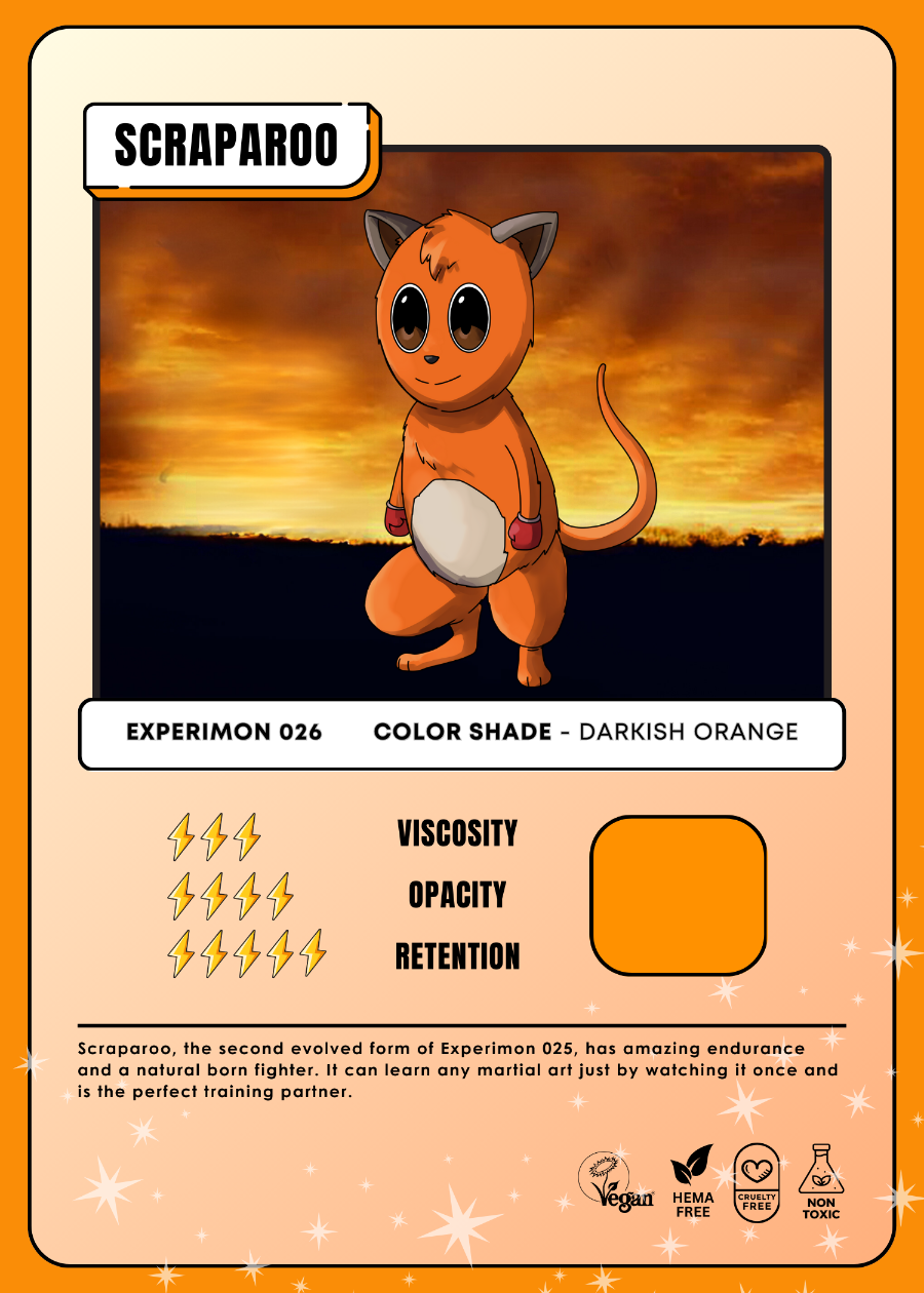 Experimon 026 Scraparoo card