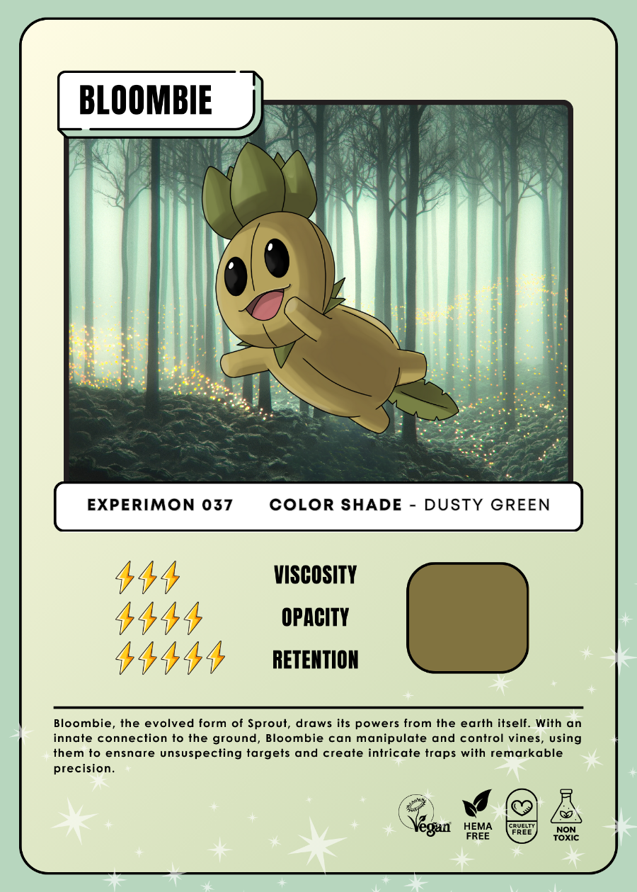 Experimon 037 Bloombie card