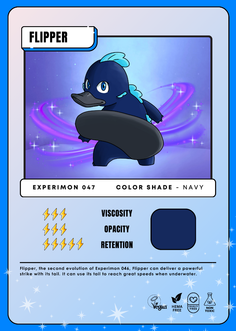 Experimon 047 Flipper card