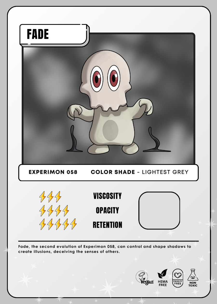 Experimon 058 Fade card
