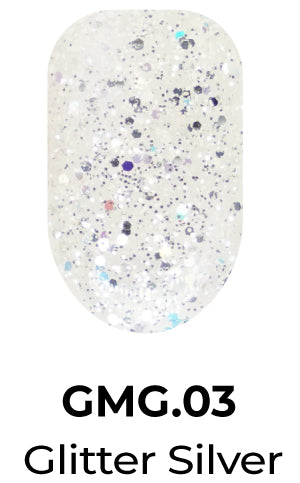 Gel Monsta GMG03 - Glitter Silver