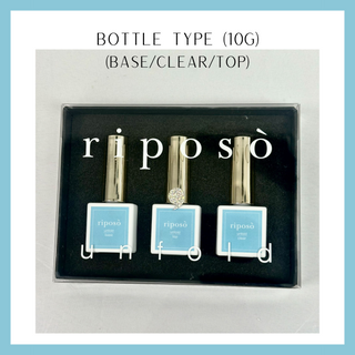 riposo Unfold Gel Set (Base/Clear/Top)