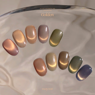 Mayour Golden Collection - 10 Magnetic Color Set