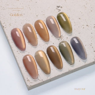 Mayour Golden Collection - 10 Magnetic Color Set