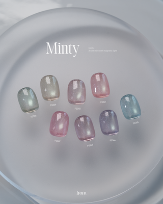 F Gel Minty Collection – 8 Magnetic Gel Set