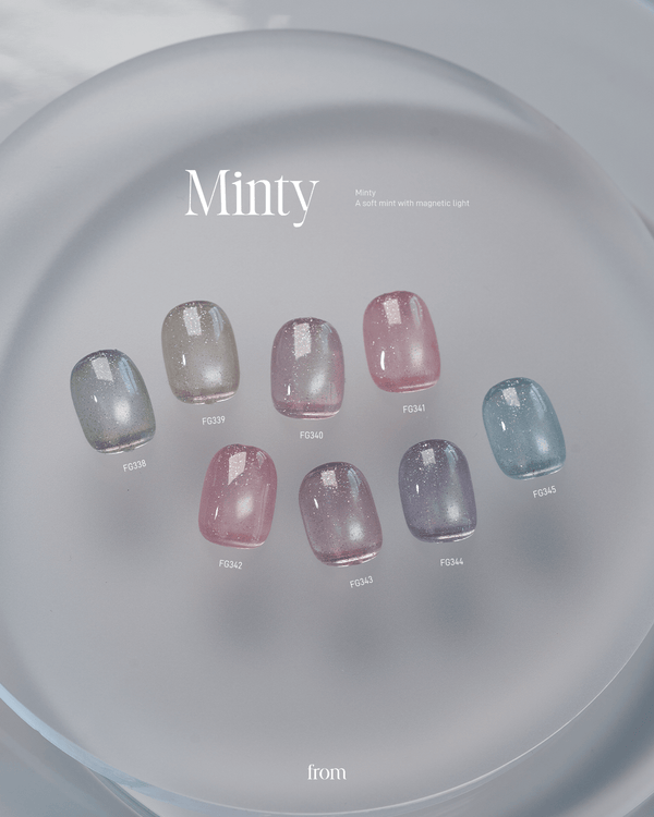 F Gel Minty Collection – 8 Magnetic Gel Set