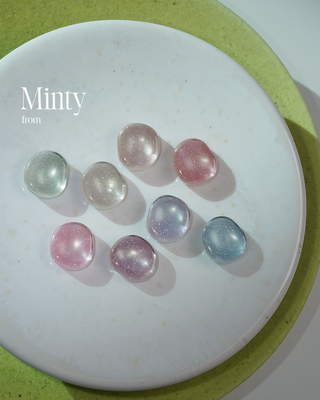 F Gel Minty Collection – 8 Magnetic Gel Set