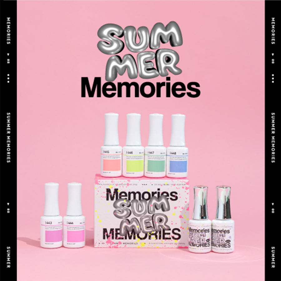 Izemi Summer Memories Collection - 6 Syrup & 2 Glitter Set