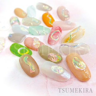 Tsumekira Holo Aurora Film Nail Sticker