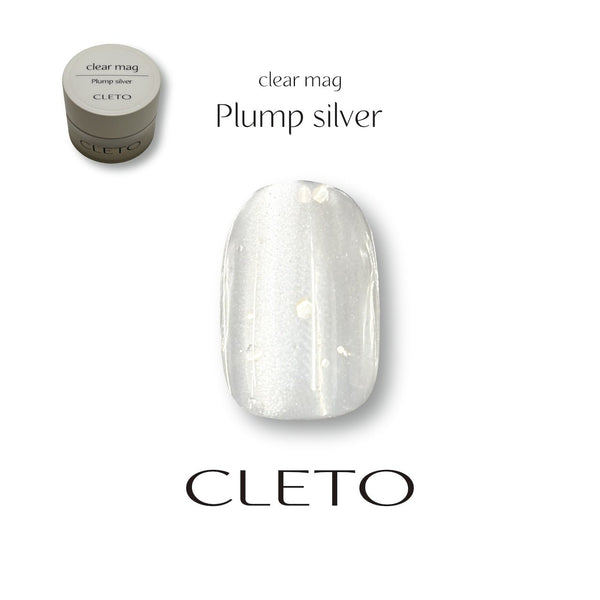Cleto Clear Mag Plump Silver (Jar)
