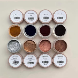 Cleto Metallic Art Powder & Art Powder 8 Color set