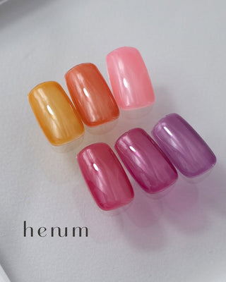 Henum Potted Gel Fruity series #1 - 6 Color