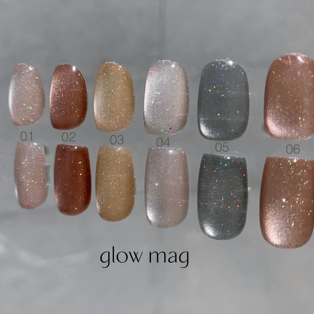 Cleto Glow Mag Collection #1 - 6 Magnetic Color Set