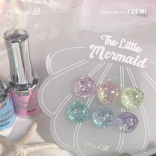 Izemi The Little Mermaid Collection - 6 Glitter Set